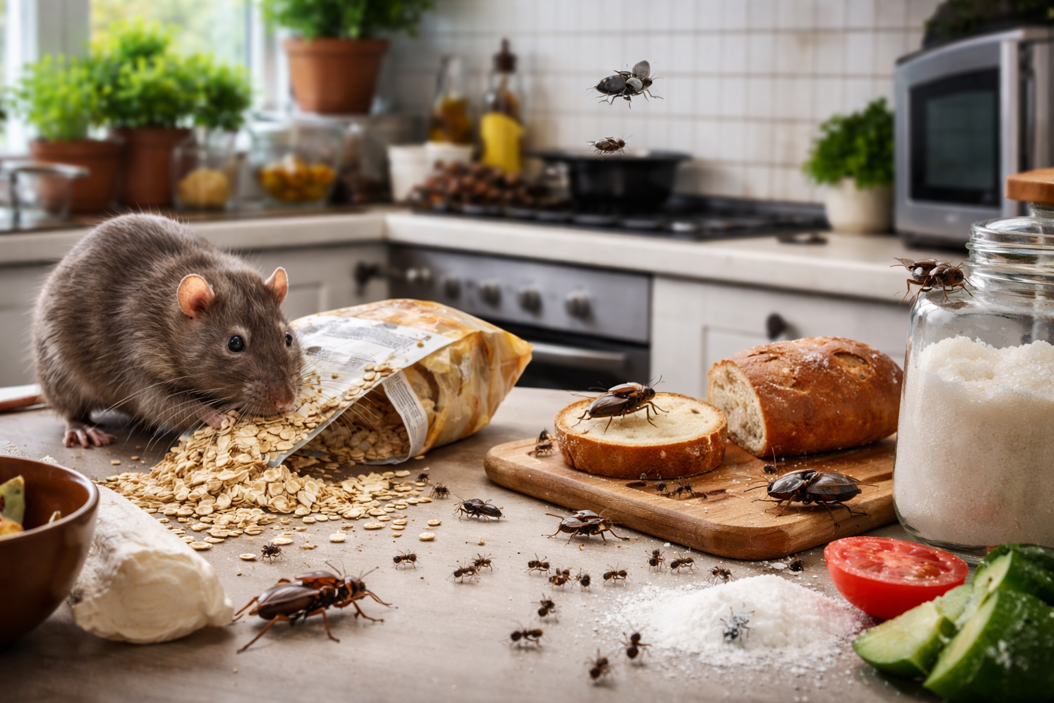 The Impact of Pests on Food Safety and Home Cleanliness